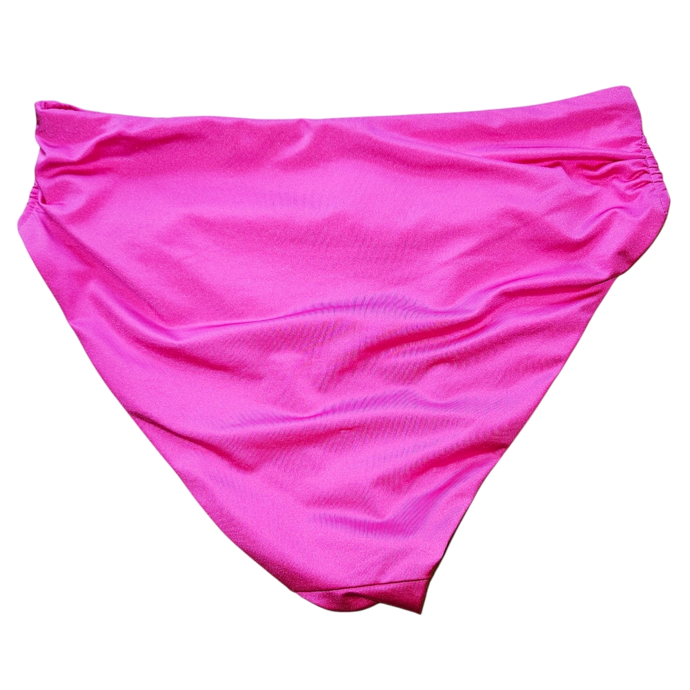 Trina Turk Monaco Solid High Waist Bottom Pink Size 4 - Picture 10 of 16